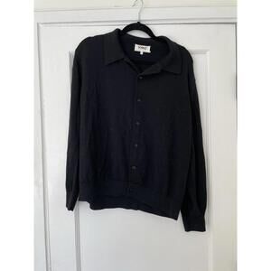 YMC Men's Rat Pack Cardigan in Black Large